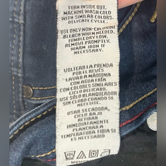 Wallflower Denim Deluxe Dark Wash Blue Women's Jeans Size 7 - Picture 10 of 16